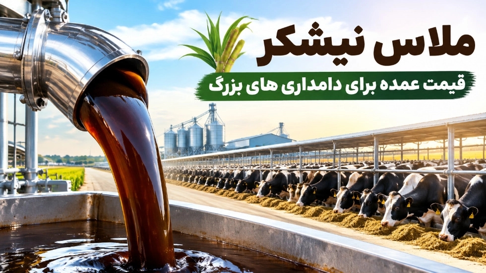 قیمت عمده ملاس نیشکر برای دامداری های بزرگ