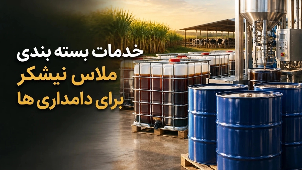 خدمات بسته بندی ملاس نیشکر برای دامداری ها